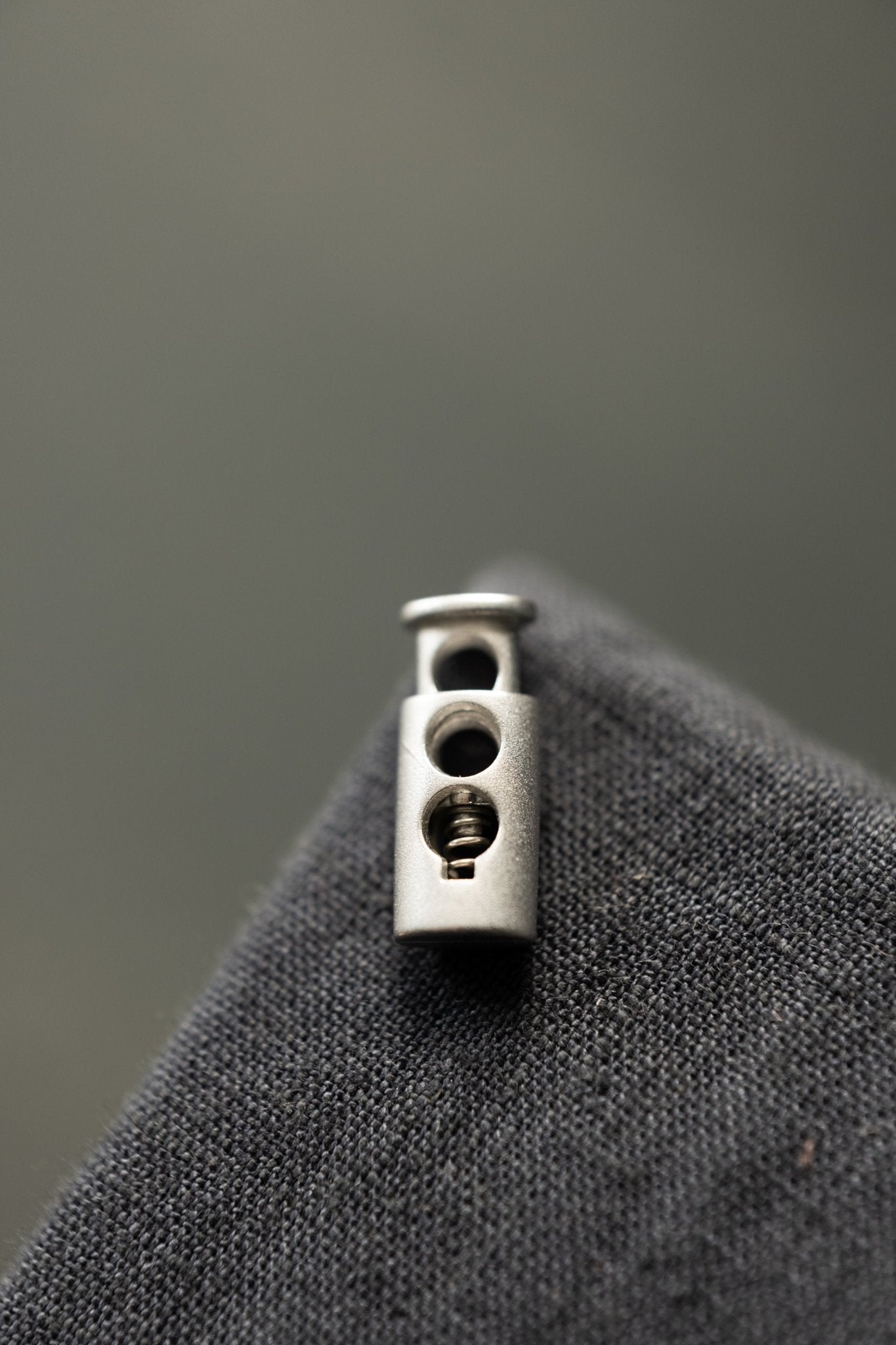 Matte Nickel Cord Lock - Merchant & Mills - Simplifi Fabric