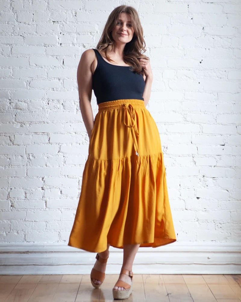 Mave Skirt Sewing Pattern - True Bias - Simplifi Fabric