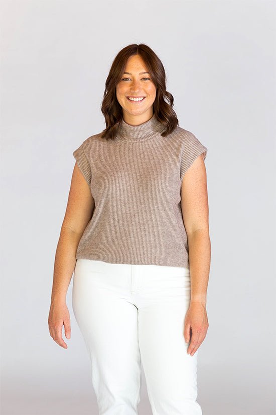 Max Tee Pattern - Chalk + Notch - Simplifi Fabric