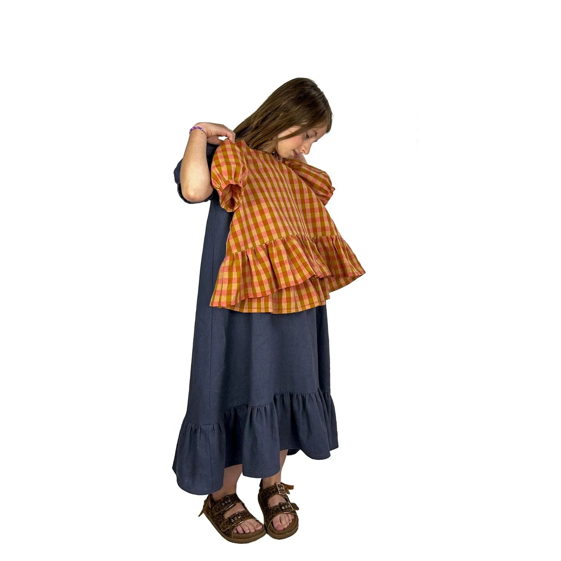 May Dress and Top Sewing Pattern - Children's sizes 2-10 years - Dhurata Davies - Simplifi Fabric