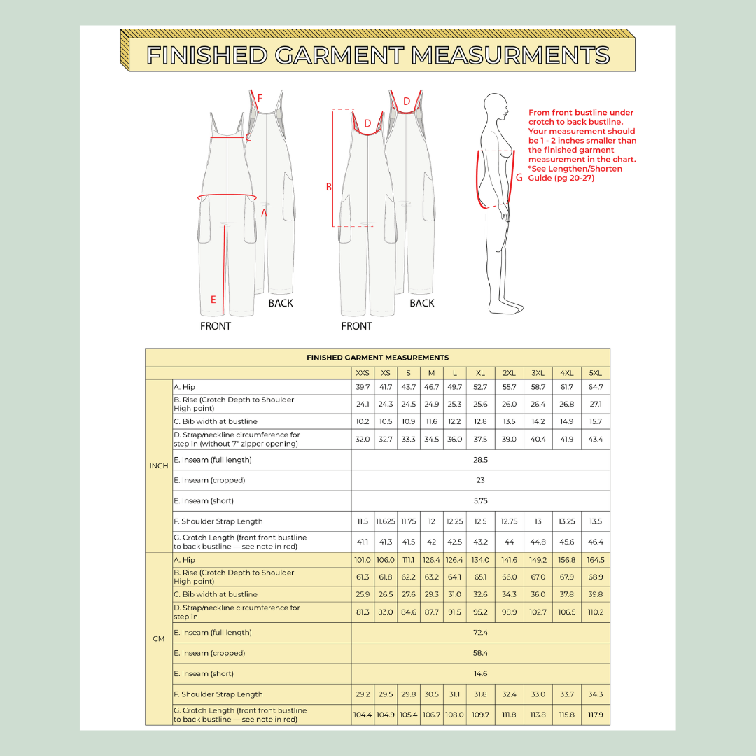 Meadow Overalls PDF Pattern - Lydia Naomi - Simplifi Fabric