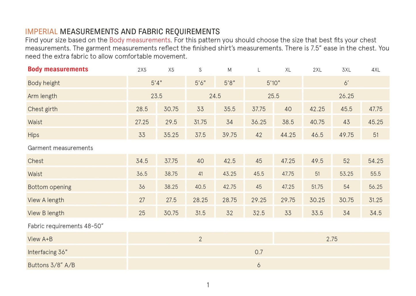 Mens Tunic Paper Pattern - Wardrobe by Me - Simplifi Fabric