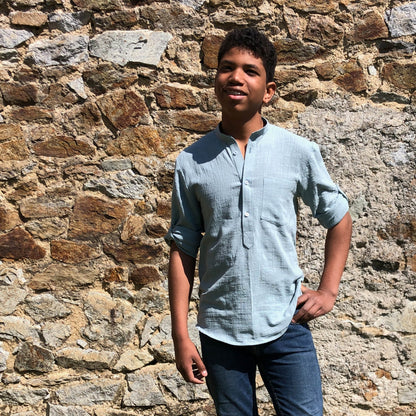 Mens Tunic Paper Pattern - Wardrobe by Me - Simplifi Fabric