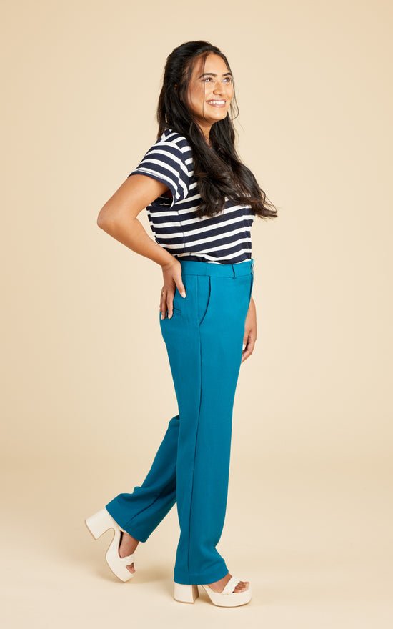 Meriam Trousers Paper Pattern - Cashmerette - Simplifi Fabric