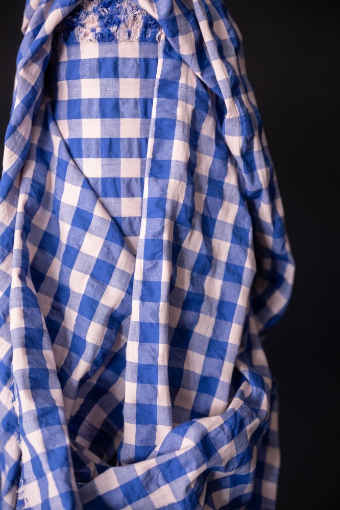 Merryweather Gingham Indian Organic Cotton Seersucker - Merchant & Mills - Simplifi Fabric