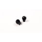 Metal Cord Stoppers - Black (sold per pair) - Simplifi Fabric