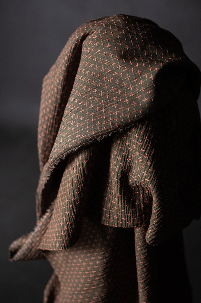 Mia Pink Indian Cotton Cross Stitch - Merchant & Mills - Simplifi Fabric