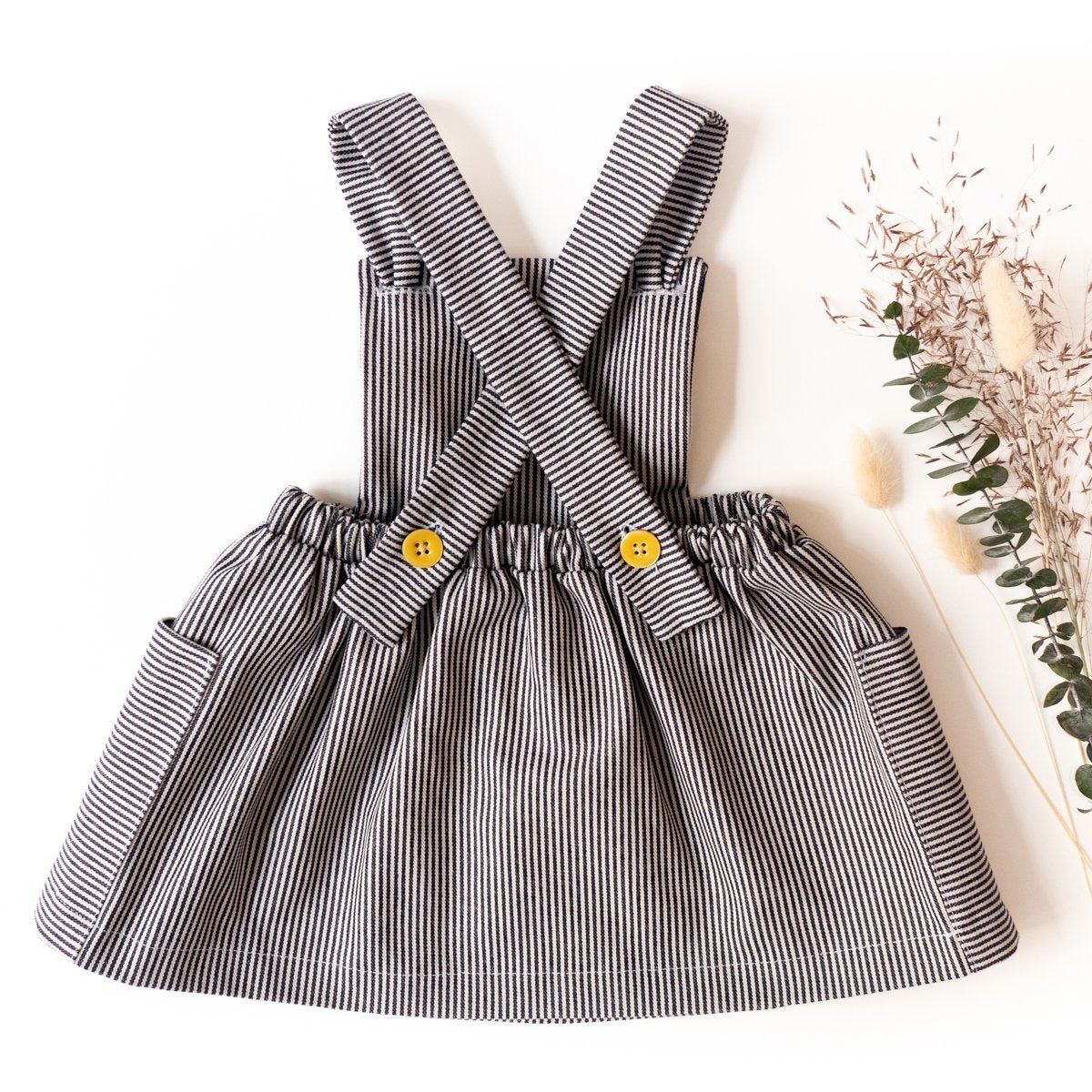 Milano Dress Sewing Pattern - Baby Girl 6M/4Y - Ikatee - Simplifi Fabric