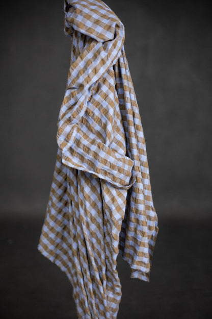 Millet Gingham Seersucker Indian Organic Cotton - Merchant & Mills - Simplifi Fabric