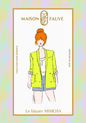 Mimosa Blazer Paper Sewing Pattern - Maison Fauve - Simplifi Fabric