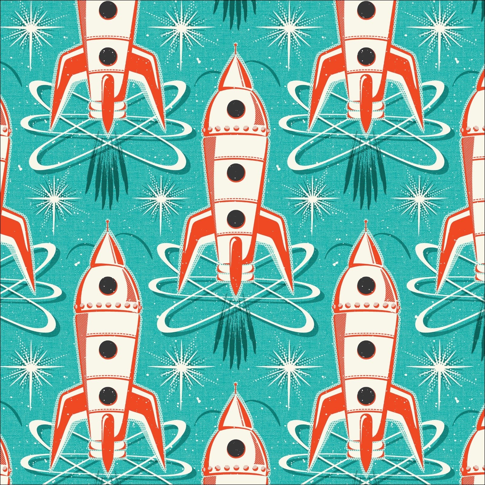 Mission Control - Blast Off - Hang Tight Studio - Cloud 9 Fabrics - Poplin - Simplifi Fabric