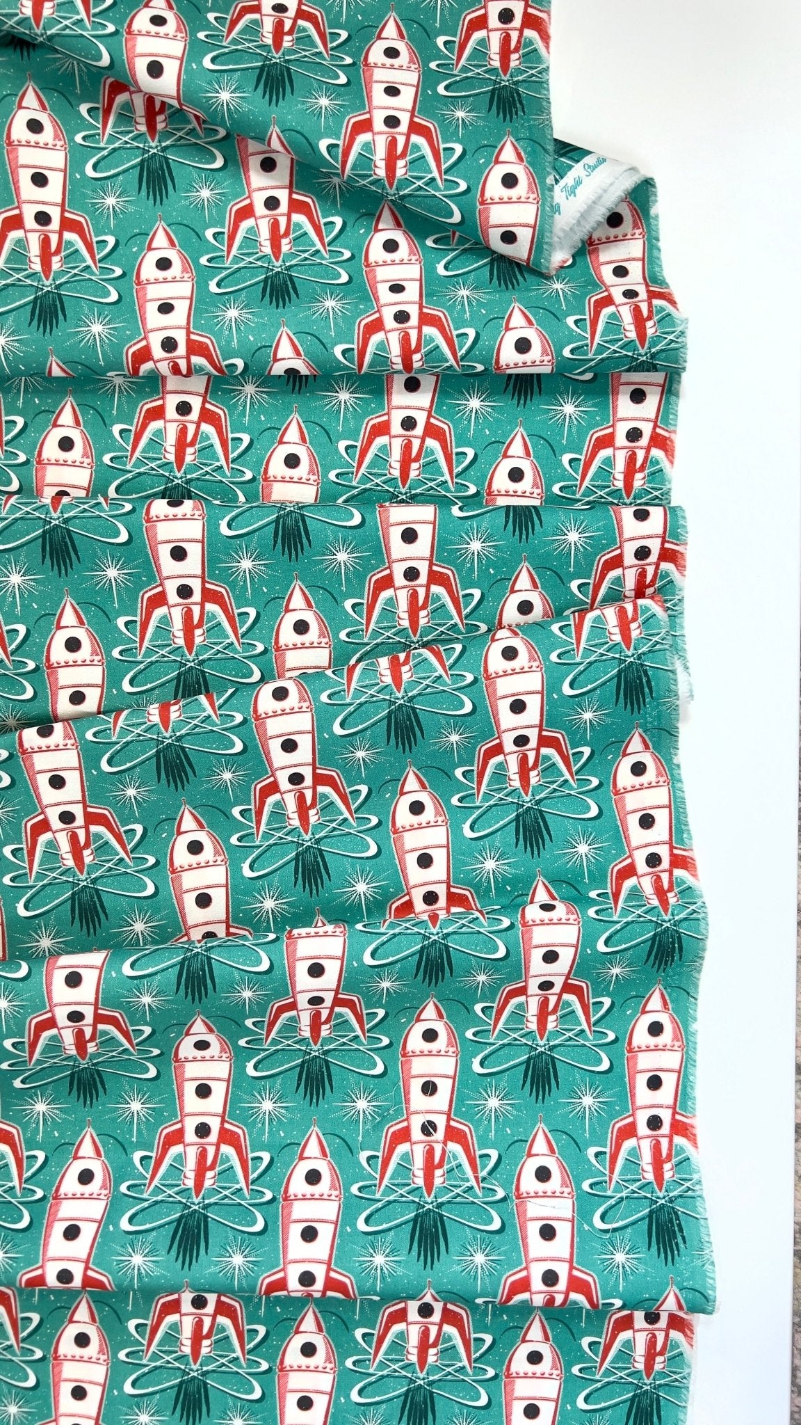 Mission Control - Blast Off - Hang Tight Studio - Cloud 9 Fabrics - Poplin - Simplifi Fabric