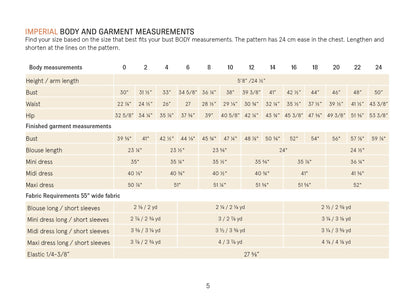 Moira Blouse Womens Paper Pattern - Wardrobe by Me - Simplifi Fabric