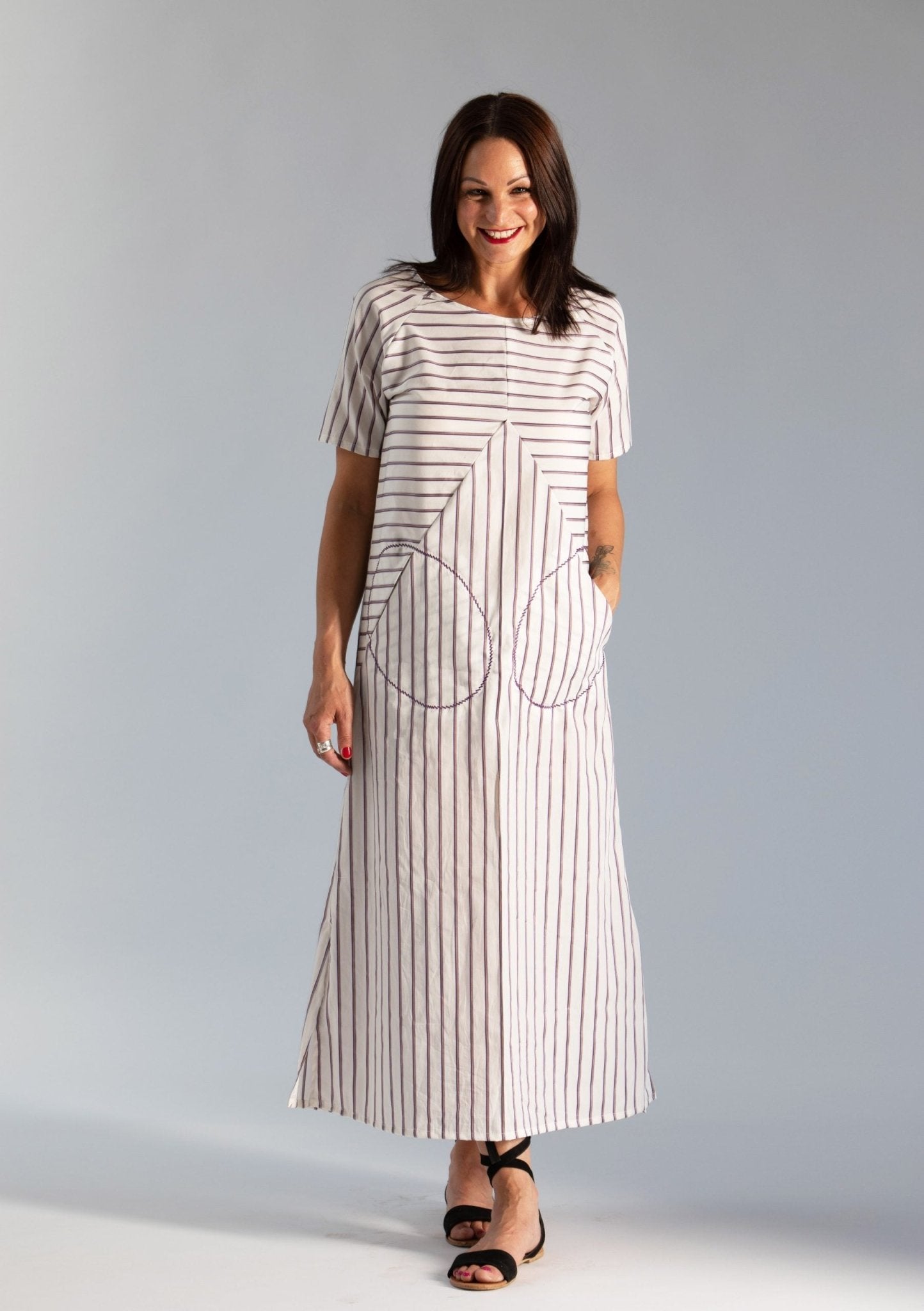 Moon Pocket Maxi - Paper Sewing Pattern - Sew Different - Simplifi Fabric