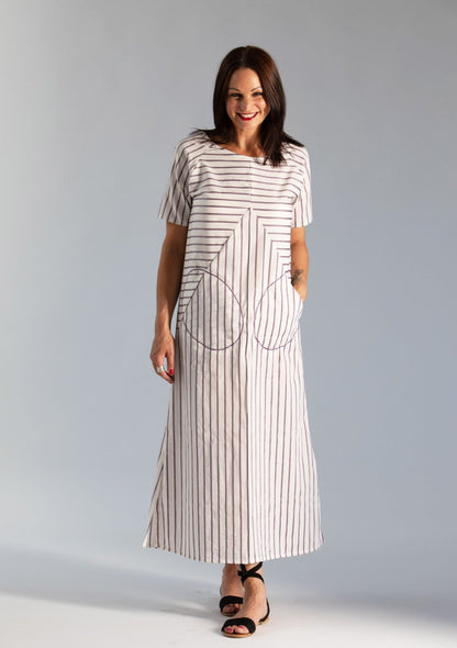 Moon Pocket Maxi - Paper Sewing Pattern - Sew Different - Simplifi Fabric