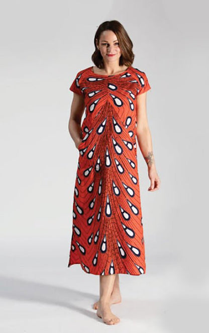 Moon Pocket Maxi - Paper Sewing Pattern - Sew Different - Simplifi Fabric