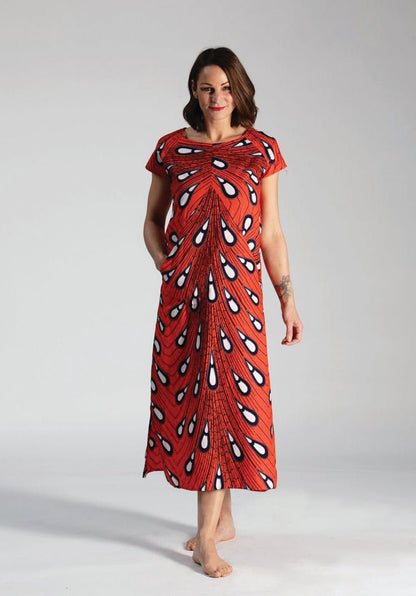 Moon Pocket Maxi - Paper Sewing Pattern - Sew Different - Simplifi Fabric