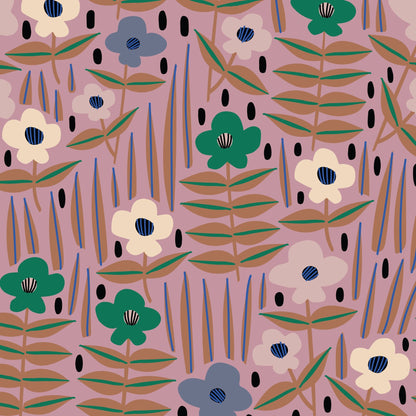 Moonflower - Sun Seed Moon - Leah Duncan - Cloud 9 Fabrics - Batiste - Simplifi Fabric