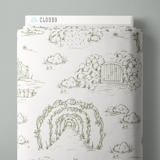 Moonlit Stroll - Ivory - Twilight Reverie - Lisee Ree Designs - Cloud 9 Fabrics - Poplin - Simplifi Fabric