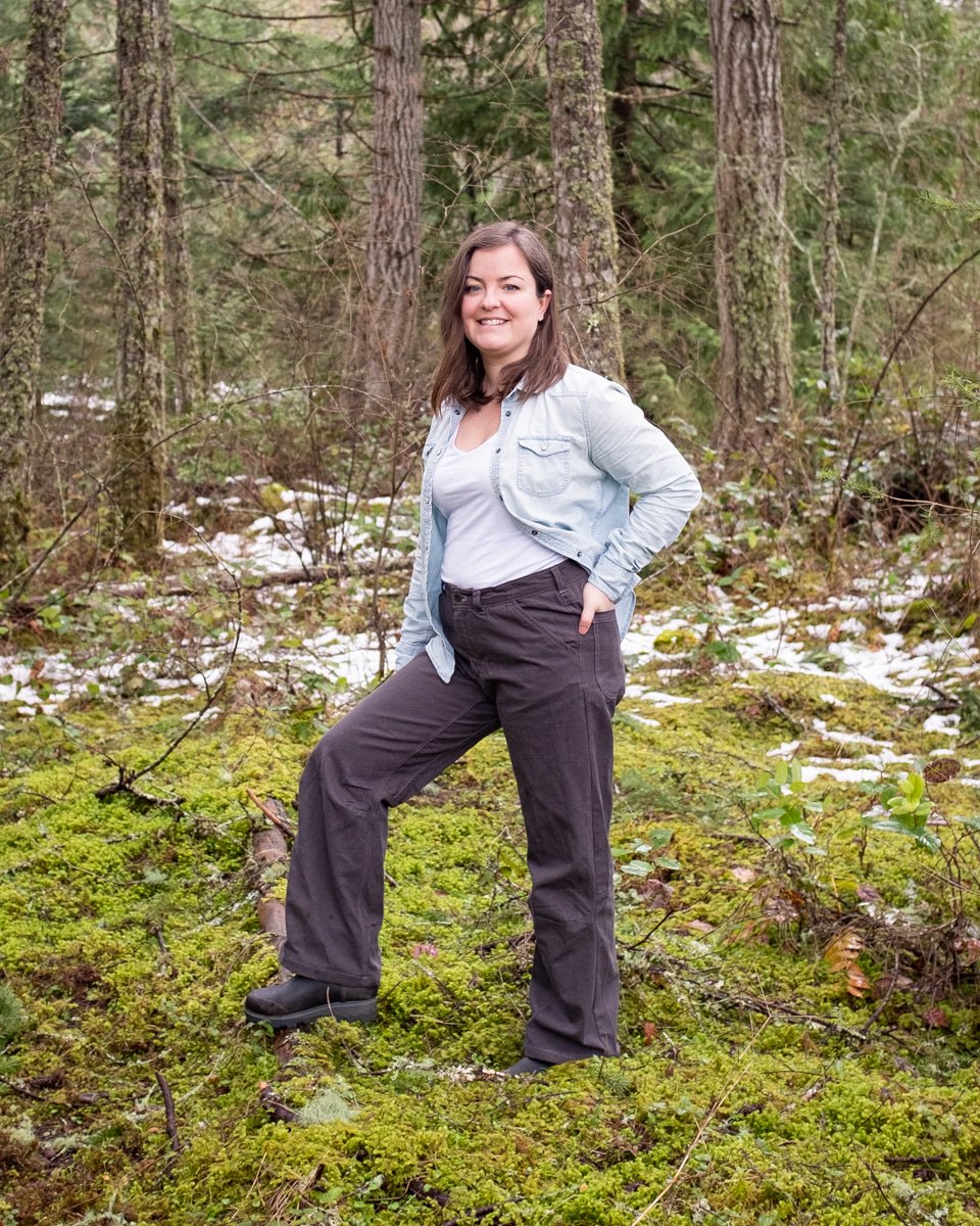 Morden Work Pants Womens PDF Sewing Pattern - Thread Theory - Simplifi Fabric