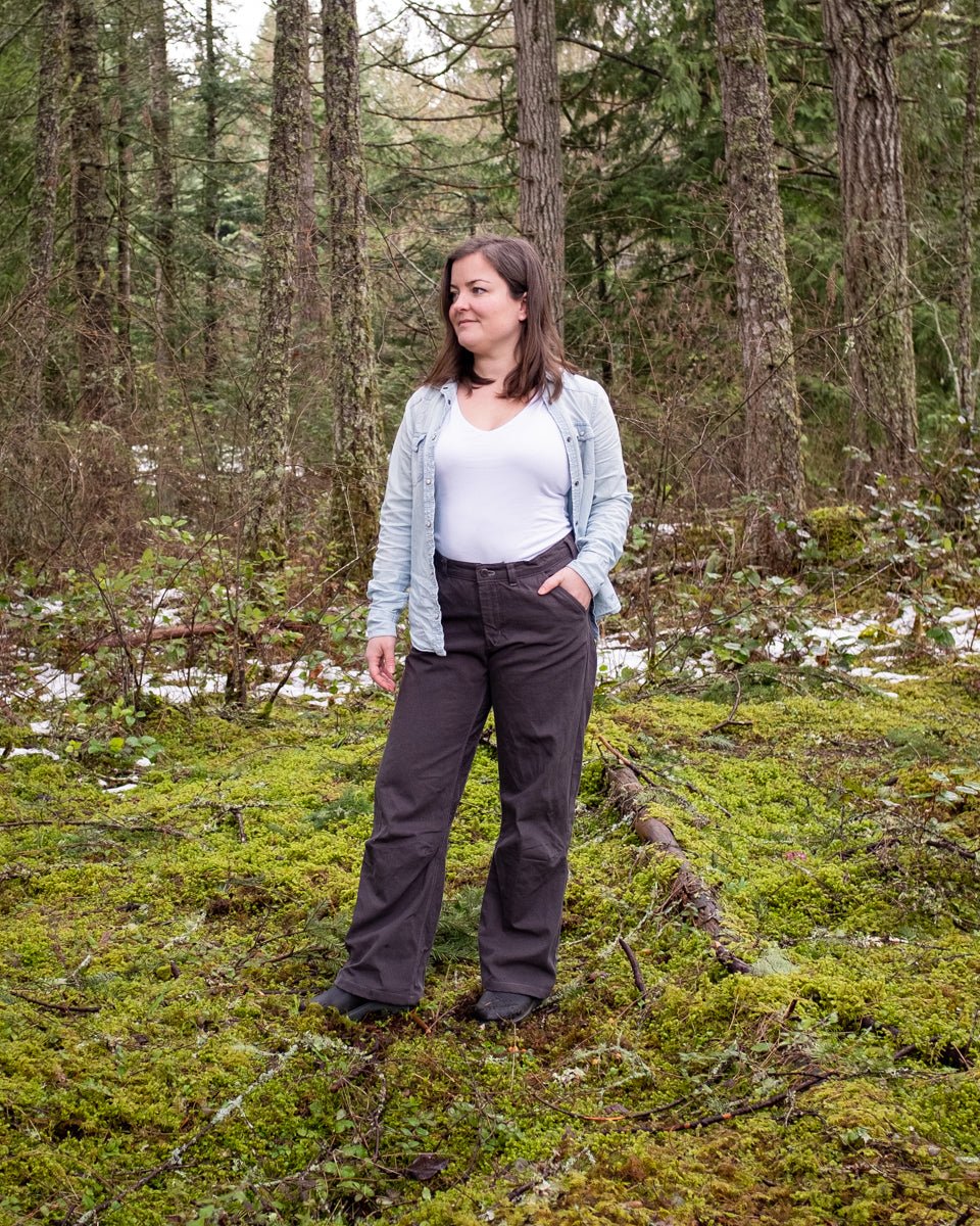 Morden Work Pants Womens PDF Sewing Pattern - Thread Theory - Simplifi Fabric