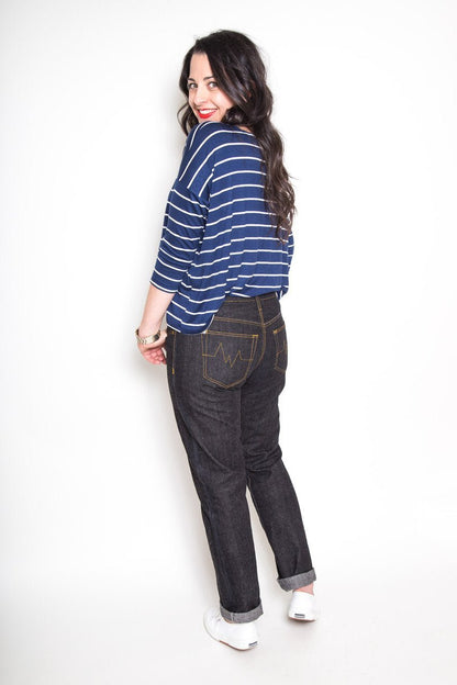 Morgan Boyfriend Jeans Pattern - Closet Core Patterns - Simplifi Fabric