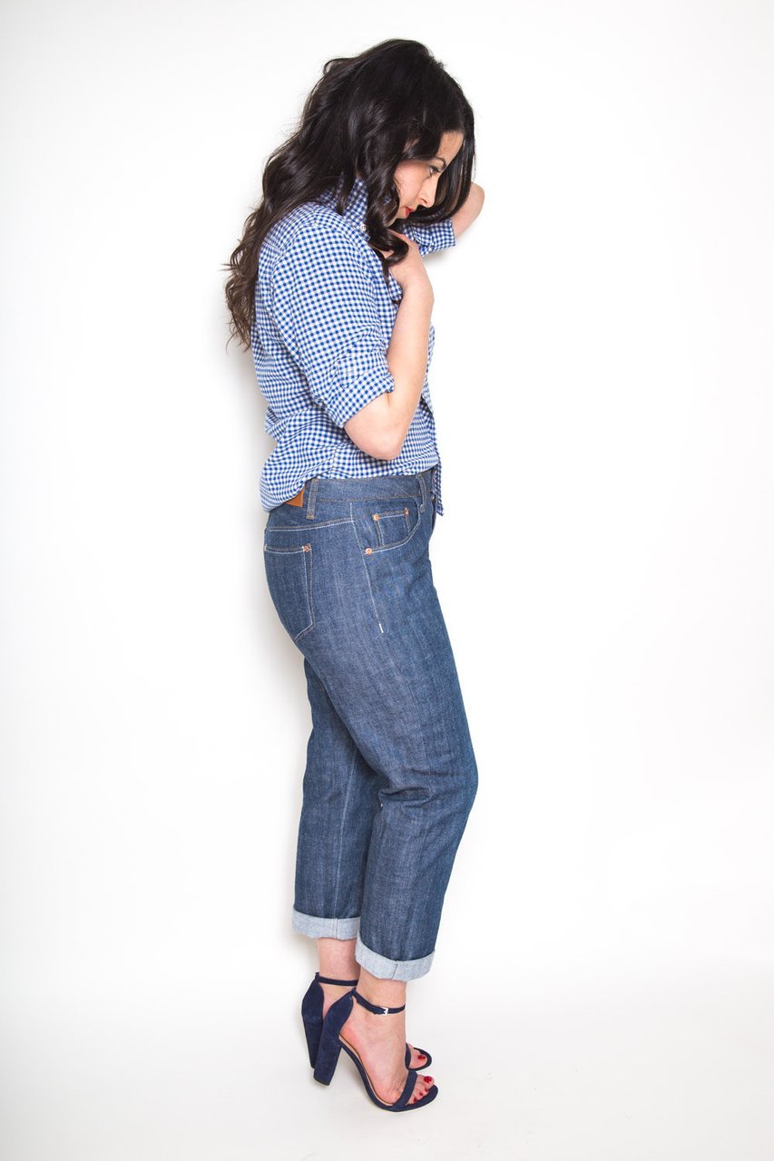 Morgan Boyfriend Jeans Pattern - Closet Core Patterns - Simplifi Fabric