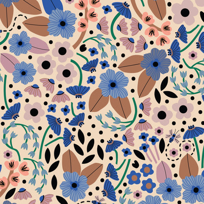 Morning Hive - Sun Seed Moon - Leah Duncan - Cloud 9 Fabrics - Batiste - Simplifi Fabric