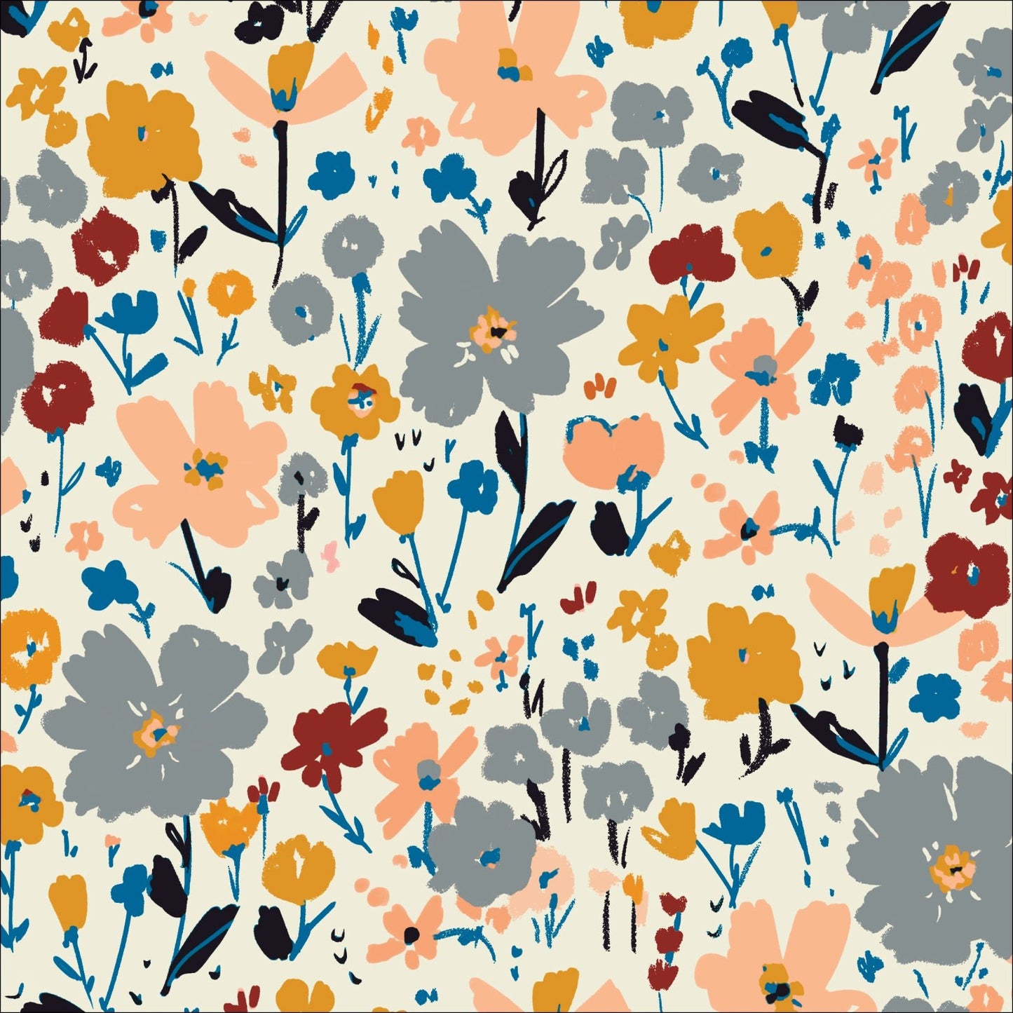 Morning Meadow - Canyon Blooms - Alison Janssen - Cloud 9 Fabrics - Double Gauze - Simplifi Fabric