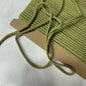 3mm Linen Blend Cord- Japanese Import - Moss Green (sold per meter)