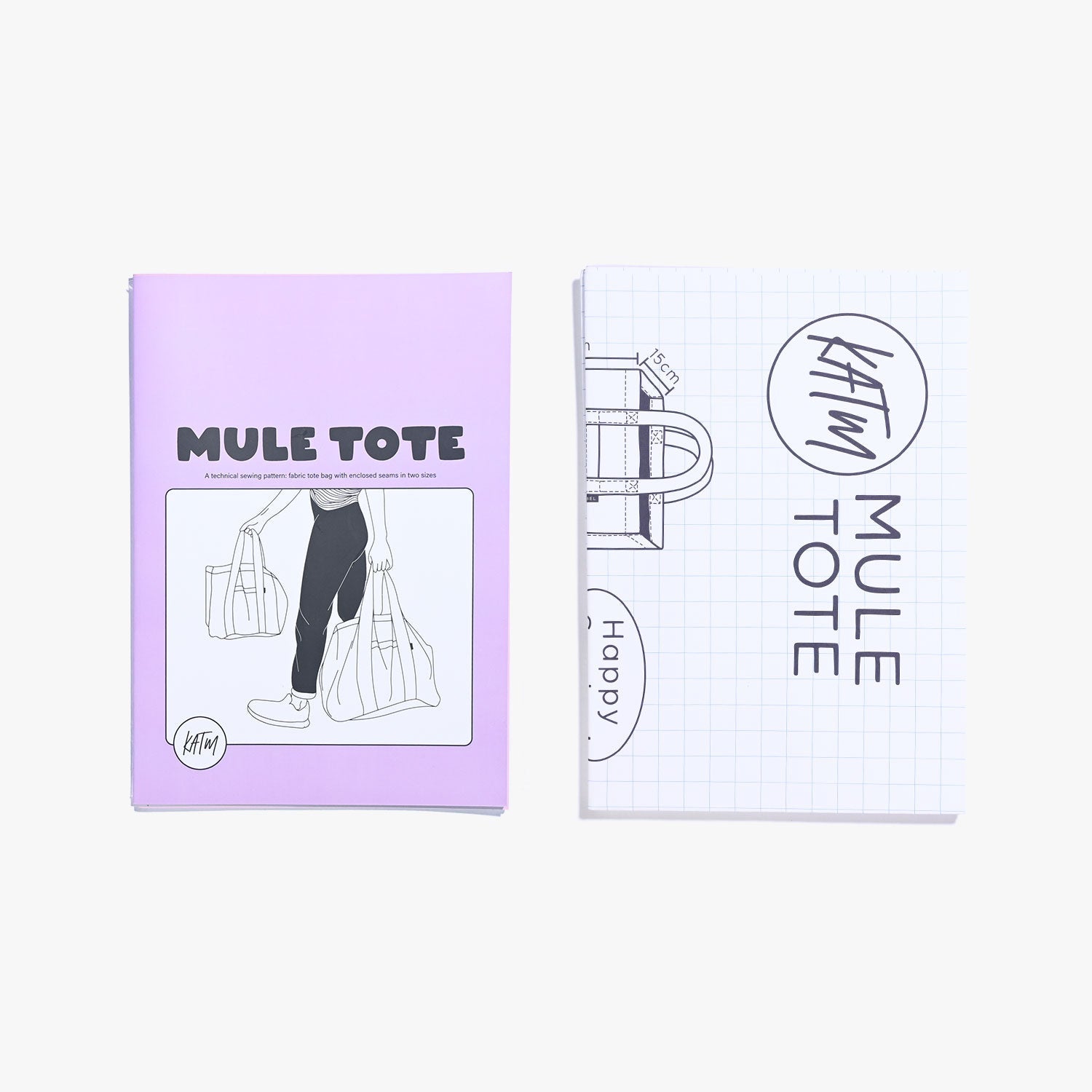 Mule Tote - Paper Sewing Pattern - Kylie And The Machine - Simplifi Fabric