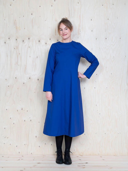 Multi - Sleeve Midi Dress Pattern - The Assembly Line - Simplifi Fabric