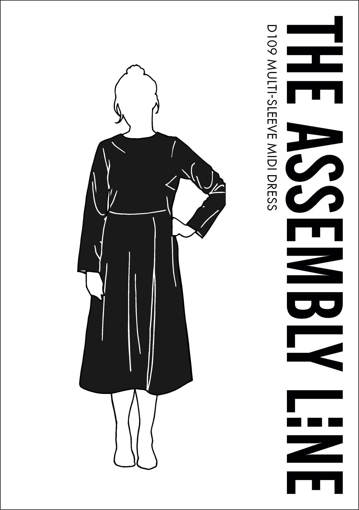 Multi - Sleeve Midi Dress Pattern - The Assembly Line - Simplifi Fabric