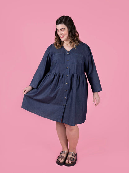 Nell Blouse & Dress Pattern - Tilly And The Buttons - Simplifi Fabric