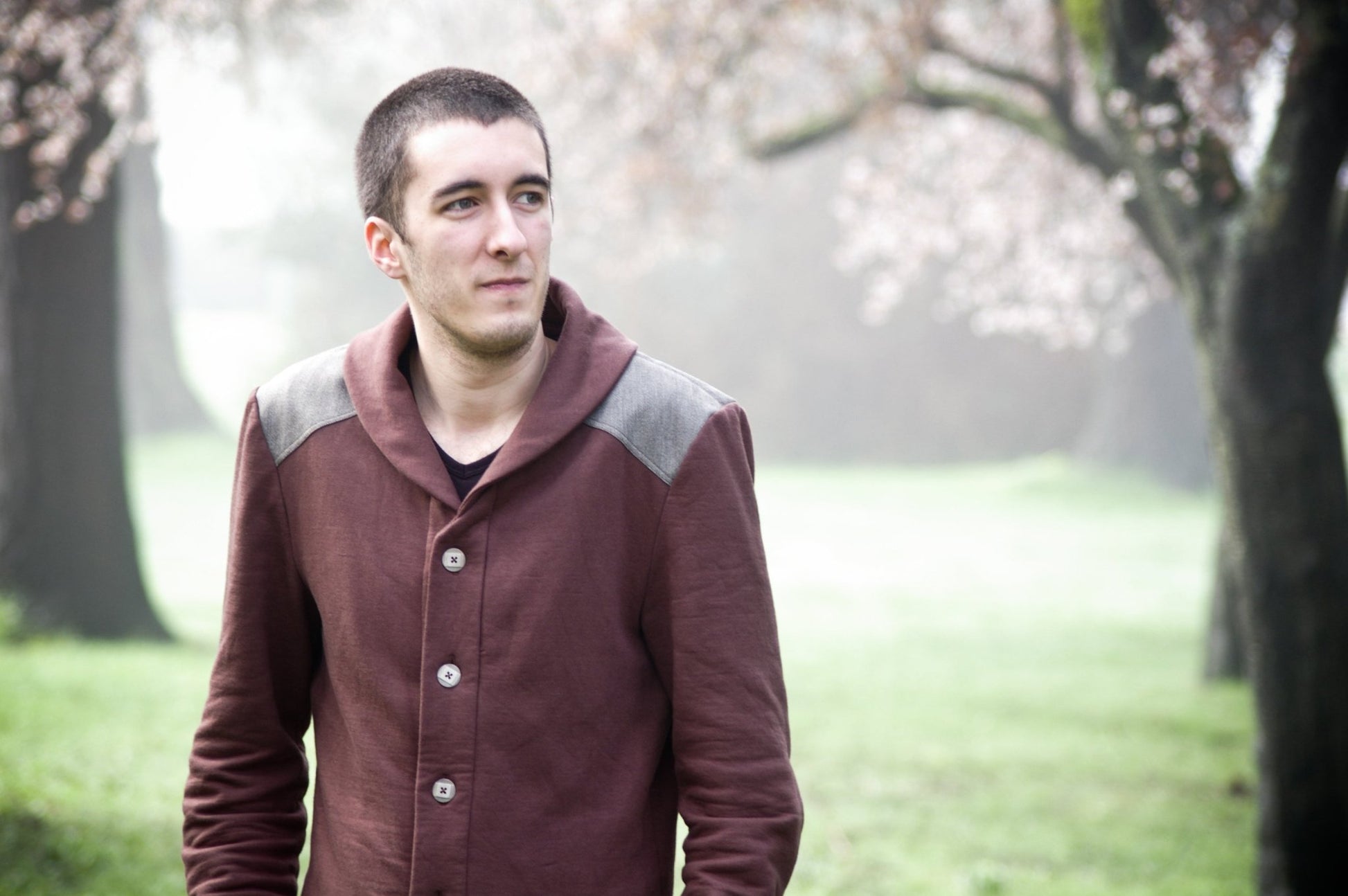 Newcastle Cardigan Mens PDF Sewing Pattern - Thread Theory - Simplifi Fabric