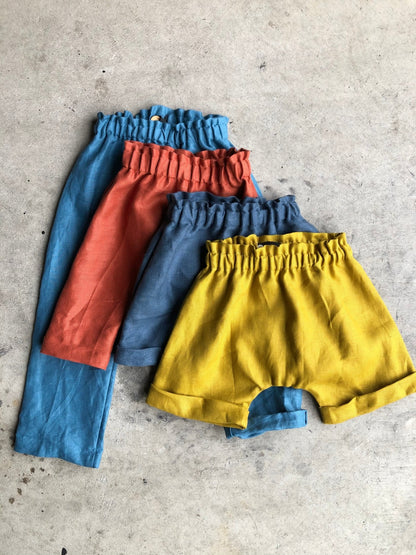 Nino Harem Shorts and Pants (newborn - 5yrs) PDF Sewing Pattern - Atelier Mimito - Simplifi Fabric
