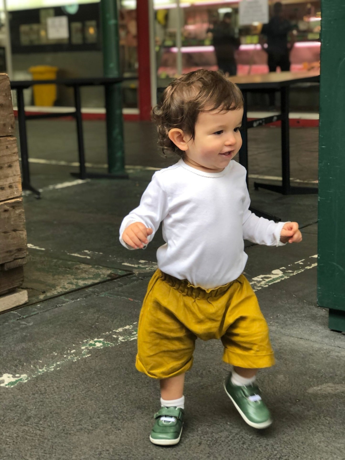 Nino Harem Shorts and Pants (newborn - 5yrs) PDF Sewing Pattern - Atelier Mimito - Simplifi Fabric