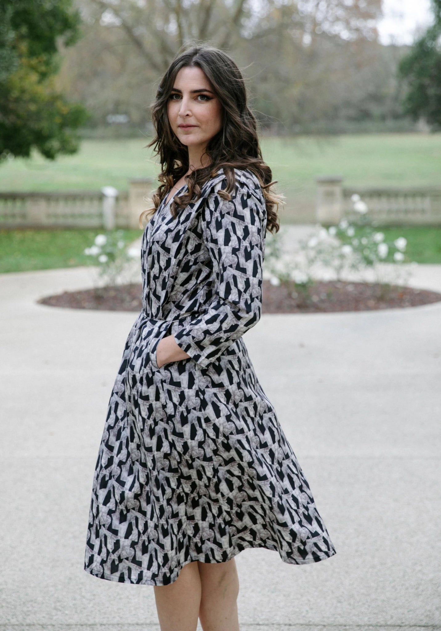 Notte Dress Paper Sewing Pattern - Maison Fauve - Simplifi Fabric