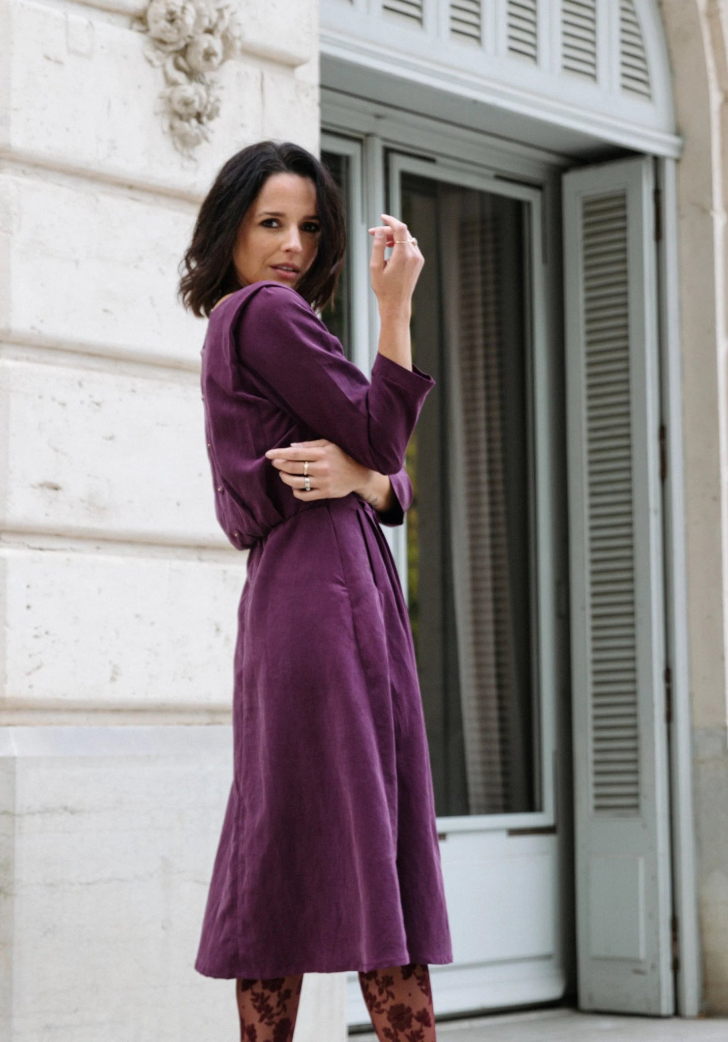 Notte Dress Paper Sewing Pattern - Maison Fauve - Simplifi Fabric