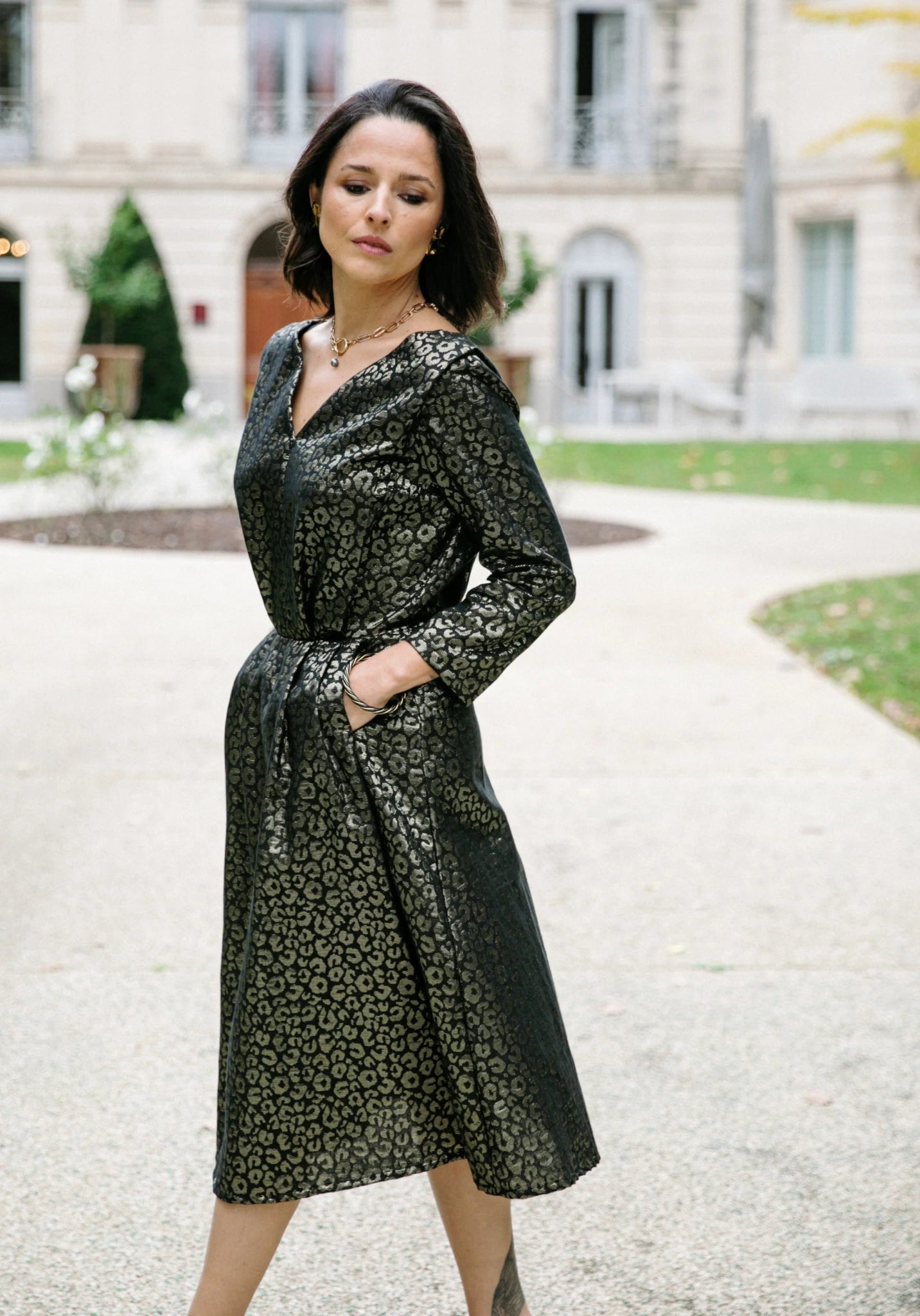 Notte Dress Paper Sewing Pattern - Maison Fauve - Simplifi Fabric