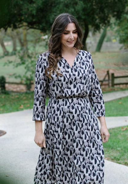 Notte Dress Paper Sewing Pattern - Maison Fauve - Simplifi Fabric