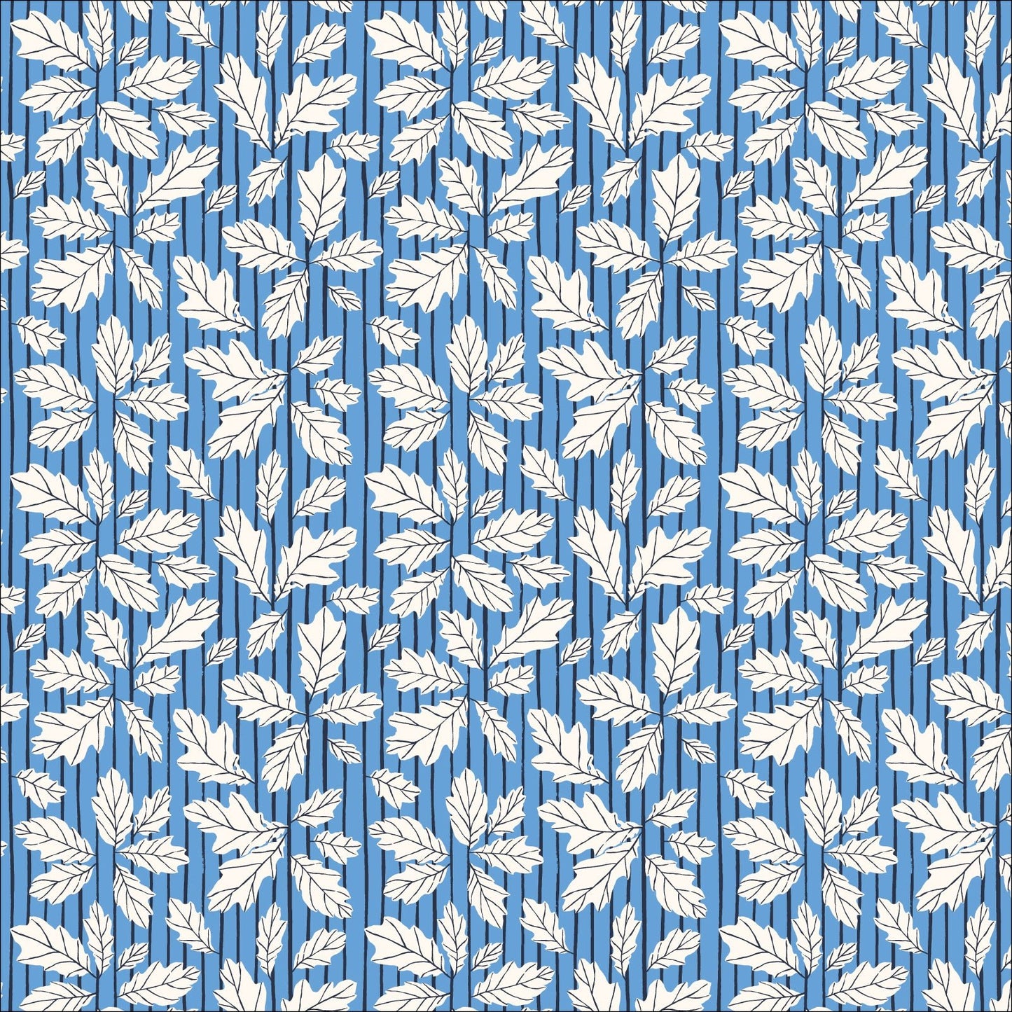 Old Oak Stripe - Autumn Walk - Emily Taylor - Cloud 9 Fabrics - Poplin - Simplifi Fabric