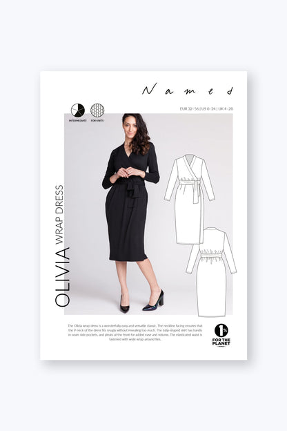 Olivia Wrap Dress - PDF Pattern - Named Clothing - Simplifi Fabric