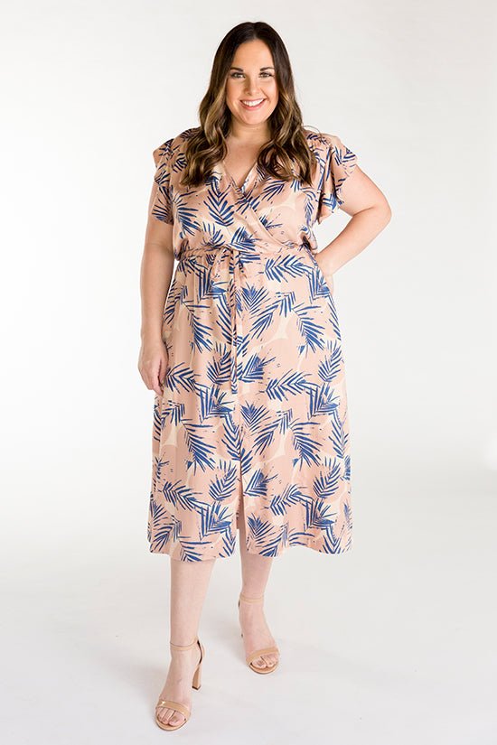 Orchid Midi Dress Pattern - Chalk + Notch - Simplifi Fabric