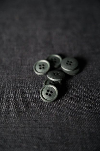 Organic Cotton Button - Various Colors - European Import - Merchant & Mills - 11mm & 15mm - Simplifi Fabric