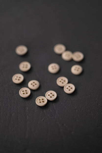 Organic Cotton Button - Various Colors - European Import - Merchant & Mills - 11mm & 15mm - Simplifi Fabric