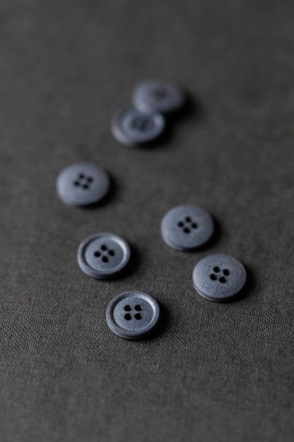Organic Cotton Button - Various Colors - European Import - Merchant & Mills - 11mm & 15mm - Simplifi Fabric