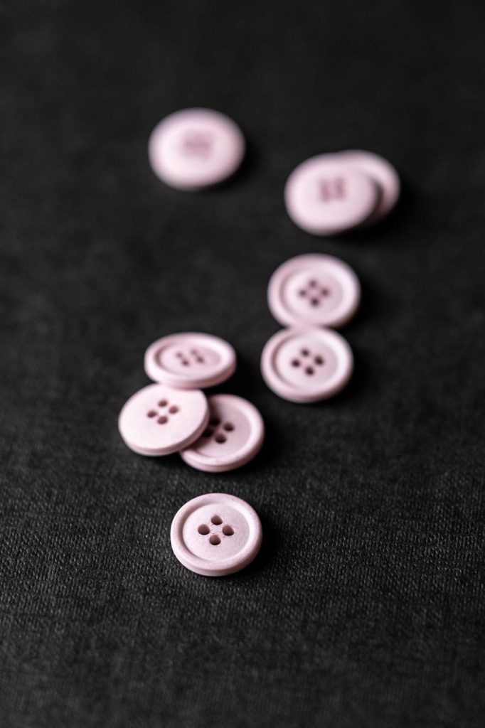 Organic Cotton Button - Various Colors - European Import - Merchant & Mills - 11mm & 15mm - Simplifi Fabric