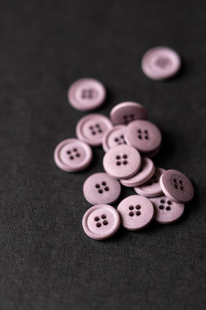 Organic Cotton Button - Various Colors - European Import - Merchant & Mills - 11mm & 15mm - Simplifi Fabric