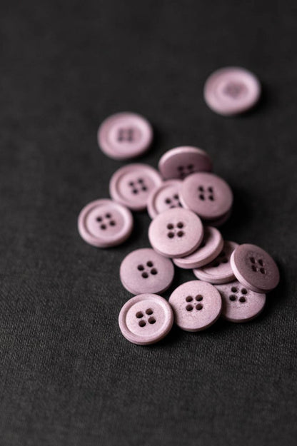 Organic Cotton Button - Various Colors - European Import - Merchant & Mills - 11mm & 15mm - Simplifi Fabric